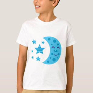 Blue Moon and Striped Stars T-Shirt