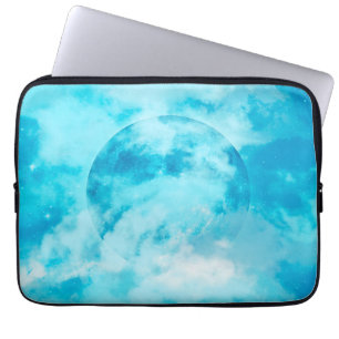 BLUE MOON ARTISTIC NIGHT SKY  LAPTOP SLEEVE