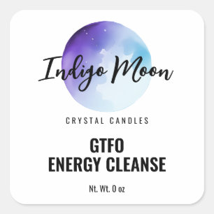 Blue Moon Candle Labels