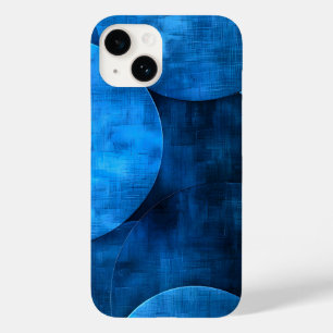Blue Moon Circles Case-Mate iPhone 14 Case