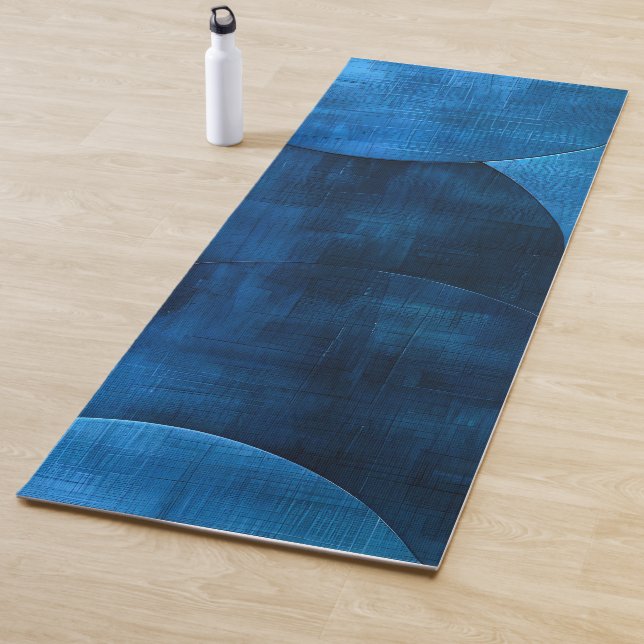 Blue Moon Circles Yoga Mat (In Situ)