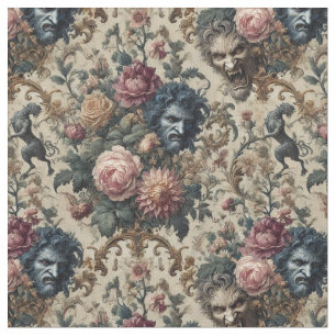 Blue Moon Grimoire – Gothic Classic Tile Fabric