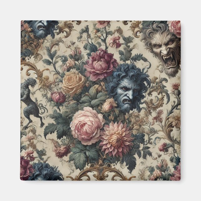 Blue Moon Grimoire – Gothic Victorian Magnet (Front)