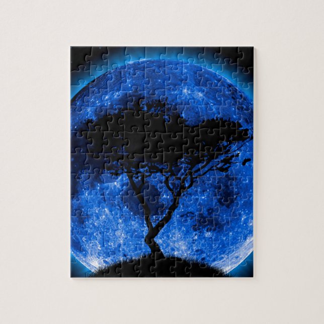 Blue Moon Jigsaw Puzzle (Vertical)