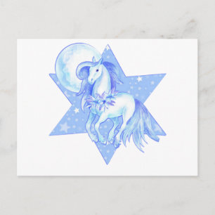 Blue Moon Pony Postcard