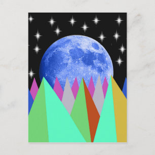 Blue Moon Postcard