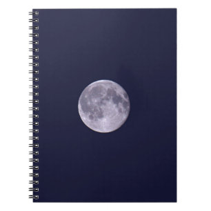 Blue Moon Spiral Notebook