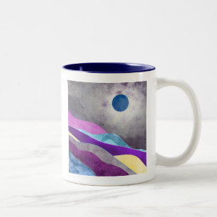 Blue Moon Two-Tone Coffee Mug