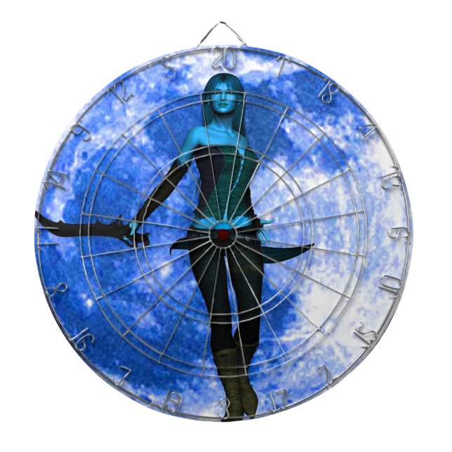 Blue Moon Warrior Dartboard (Front)