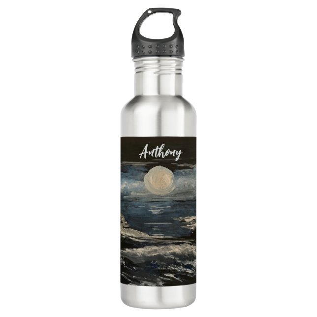 Blue Moon Water Bottle (Front)