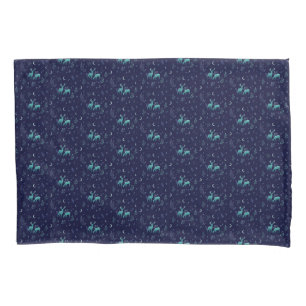 Blue Moonlit Deer Pillowcase