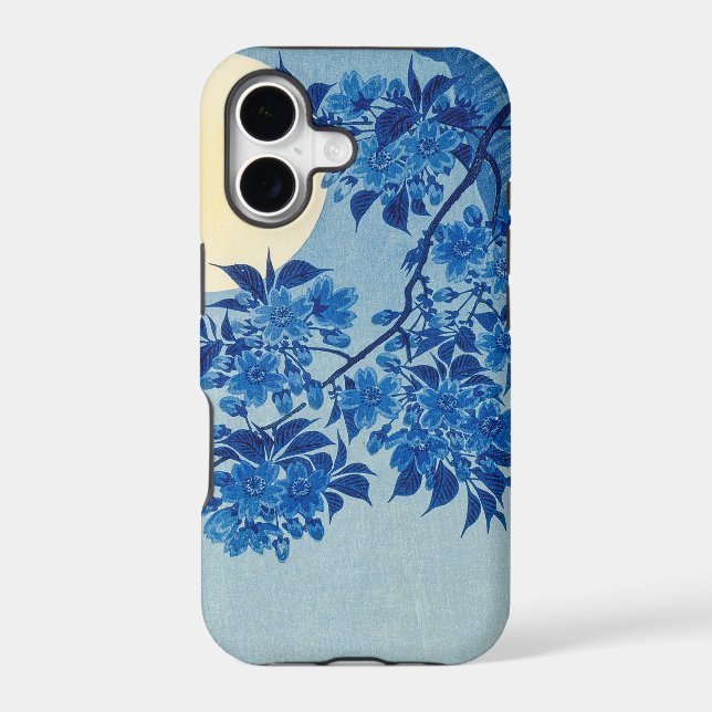 Blue Moonlit Tree: Japanese Cherry Blossom Night (Back)