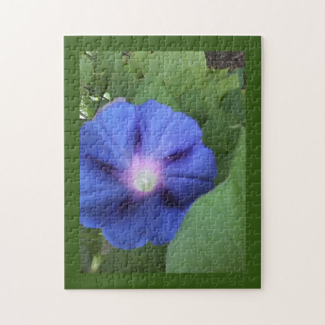 blue morning glory jigsaw puzzle (Vertical)