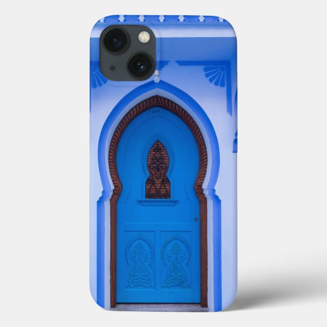 Blue Moroccan Door Case-Mate iPhone Case (Back)