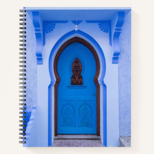Blue Moroccan Door Notebook