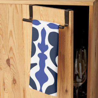 Blue Moroccan Pattern Kitchen Towel