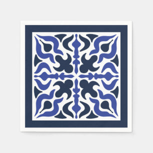 Blue Moroccan Pattern  Napkin