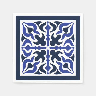 Blue Moroccan Pattern  Napkin