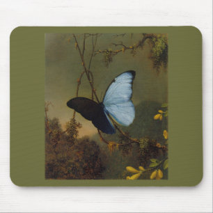 Blue Morpho Butterfly 1865 Spring Personalise Art Mouse Pad