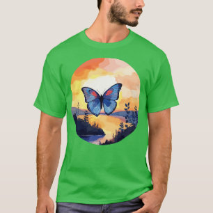 Blue Morpho Butterfly 34 T-Shirt