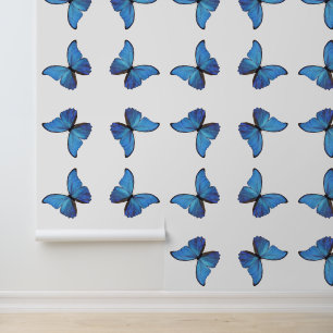 Blue Morpho Butterfly Peel & Stick Wallpaper