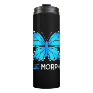Blue Morpho Butterfly Thermal Tumbler