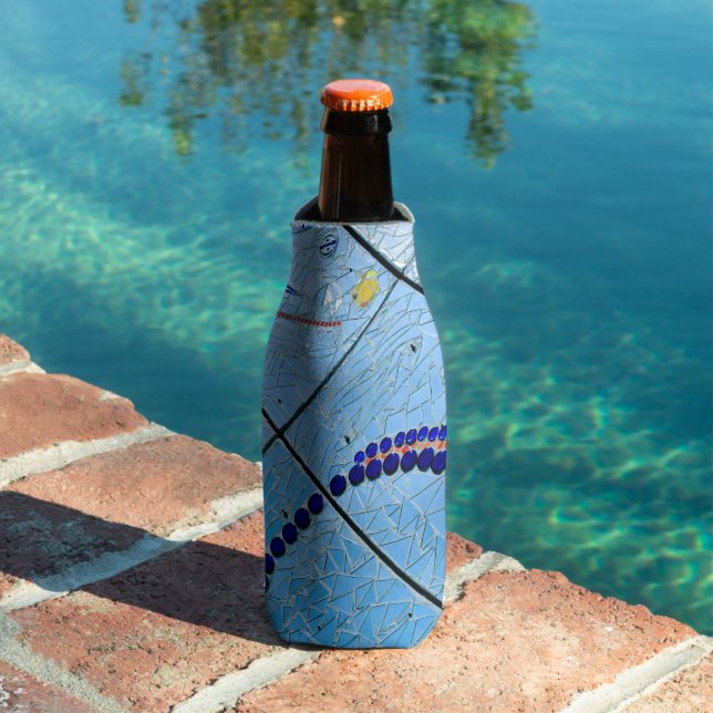 Blue Mosaic Bottle Cooler (In Situ Pool)