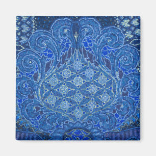 Blue Mosaic Detail, Germany Magnet