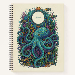 Blue Mosaic Octopus Undersea Nooracle Journal