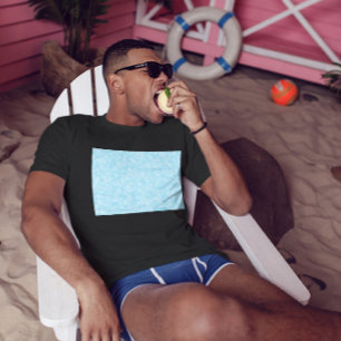 Blue Mosaic Pixelation T-Shirt