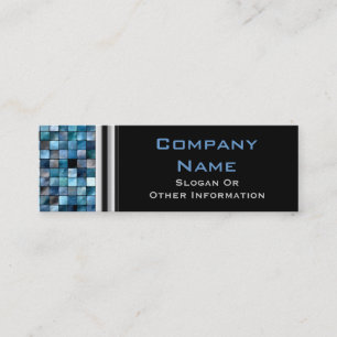 Blue Mosaic Tiles Professional Business Cards
