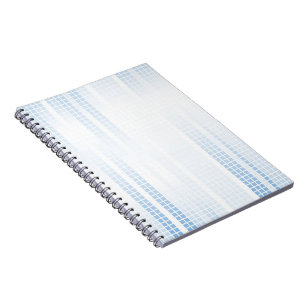 Blue Mosaic Tiles Spiral Notebook