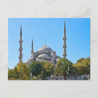 Blue mosque Istanbul Postcard
