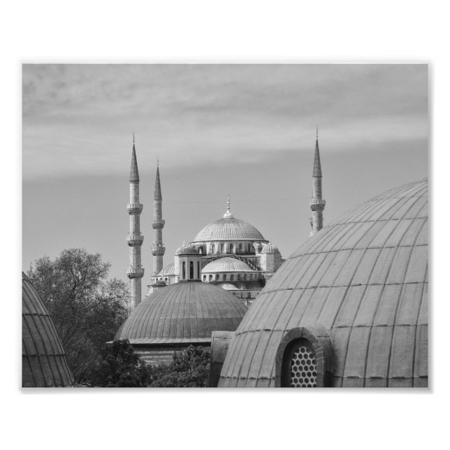 Blue Mosque, Istanbul, Turkey Photo Print (Front)
