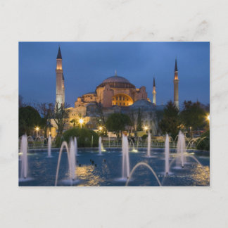 Blue mosque, Istanbul, Turkey Postcard