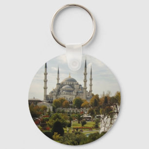 Blue Mosque Key Ring
