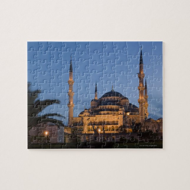 Blue Mosque, Sultanhamet Area, Istanbul, Turkey Jigsaw Puzzle (Horizontal)