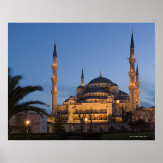 Blue Mosque, Sultanhamet Area, Istanbul, Turkey Poster