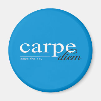 Blue Motivational Inspirational Quote Magnet