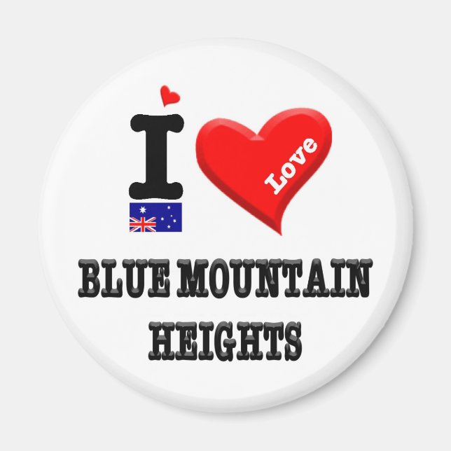 BLUE MOUNTAIN HEIGHTS - I Love Magnet (Front)