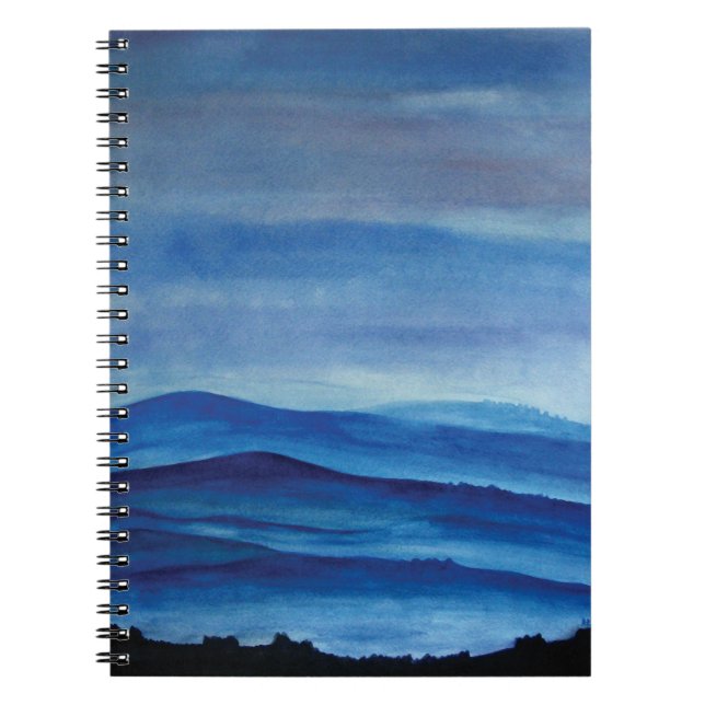 Blue Mountain Landscape Photo Notebook (Front)