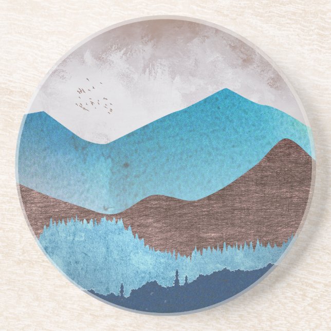 Blue Mountain Peaks Coaster (Front)