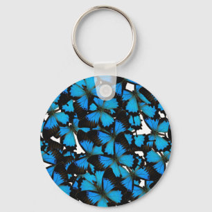 Blue Mountain Swallowtail Key Ring
