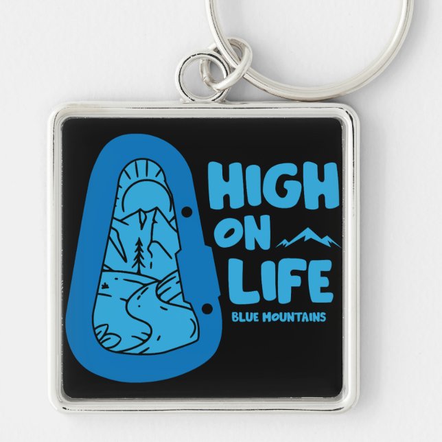 Blue Mountains Alpinism Australia Key Ring (Front)