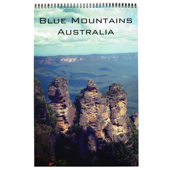 blue mountains australia calendar (Cover)