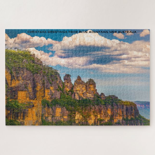Blue Mountains Australia Jigsaw Puzzle (Horizontal)
