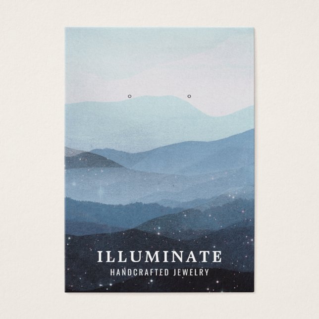 Blue Mountains Earring Display Cards (Front)