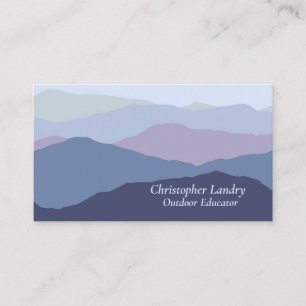 Blue Mountains Explore Outdoors Business Card