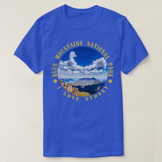 Blue Mountains National Park 1 T-Shirt (Design Front)
