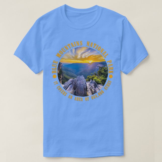 Blue Mountains National Park 5 T-Shirt (Design Front)